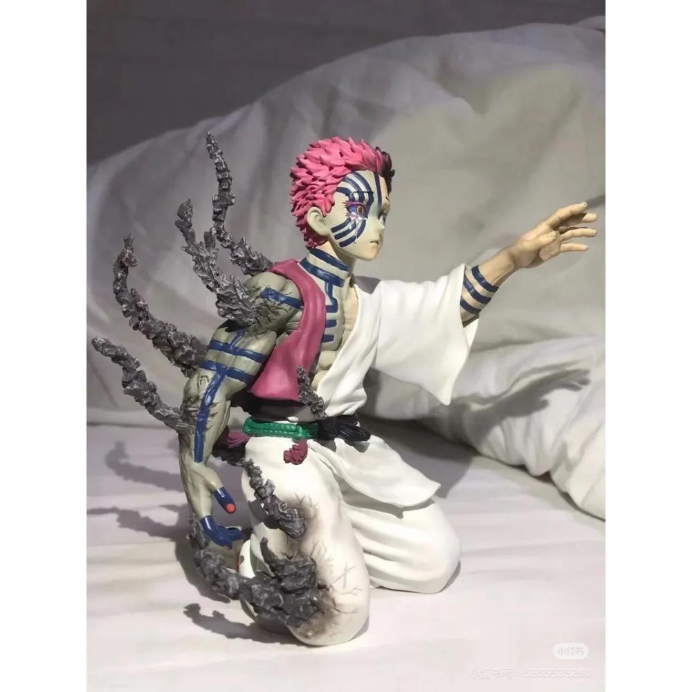 New Anime Figure 13cm Demon Slayer Akaza Hakuji Model Doll Action Figurine Pvc Decoration Peripheral Desktop Ornament Decor Toy