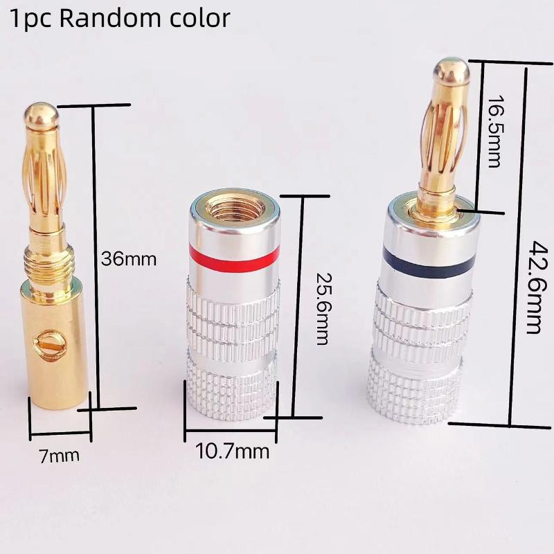 

Клемма усилителя динамика Клемма-барашек Гайка Разъем-банан Гнездо Разъем Адаптер с длинной резьбой