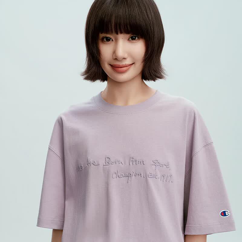 Champion Unisex Slogan Cotton T-Shirt