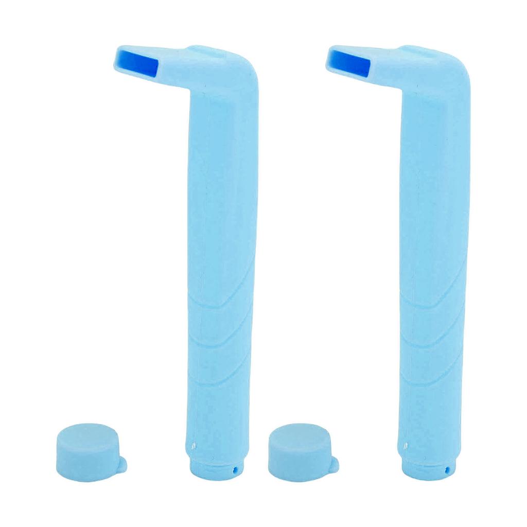 2 Pcs Hiccup Straw Small Hole Flat Mouth Reusable Stop Hiccups Straw for Adults Kids