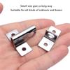 10pcs Wardrobe Security Door Gate Bolt Cold Rolled Steel Door Hasps Latches Thicken Locker Padlock Hasp Easy To Install