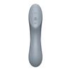 Air Massage Vibrator - Satisfyer Curvy Trinity 3 Blue Grey