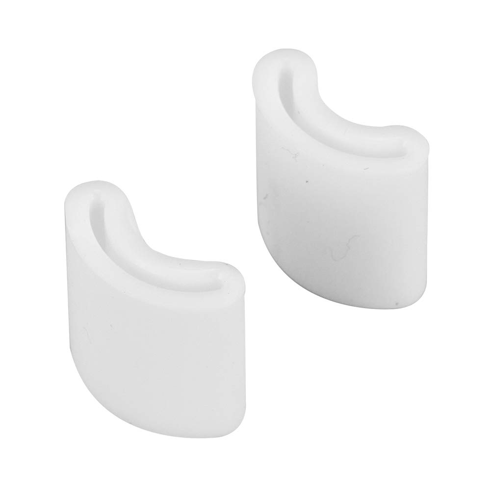 Yamazaki Jitsugyo Plastic Bag Eco Holder for Tower Kitchen Eco Stand Tower Cap Set of 2 White 2557
