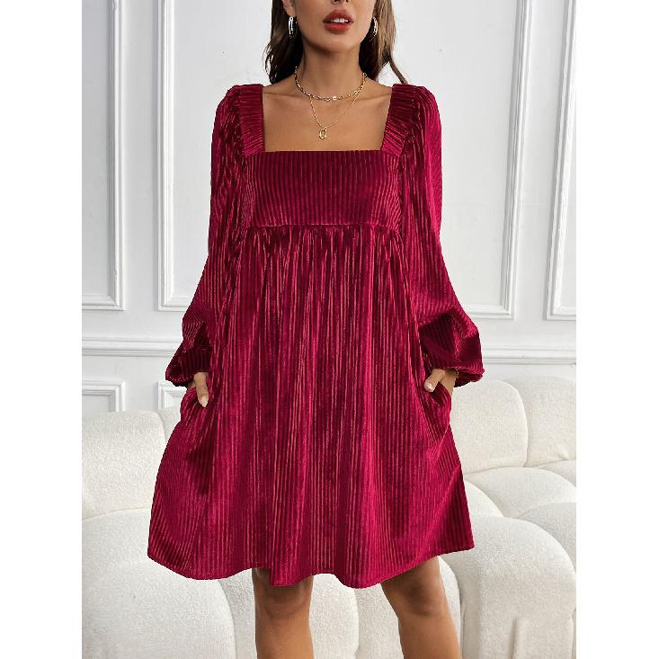 Spring And Summer New Multi-Color Casual Pure Cotton Versatile Elegant And Sexy Daily Dating Commuting Dress For Women