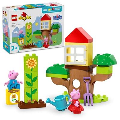 LEGO Duplo Peppa Pig Tree House Toy - Birthday Present, Building Blocks, Educational Toy for Boys and Girls, Ages 1.5, 2, 4, Toddlers, Pretend Play, R
