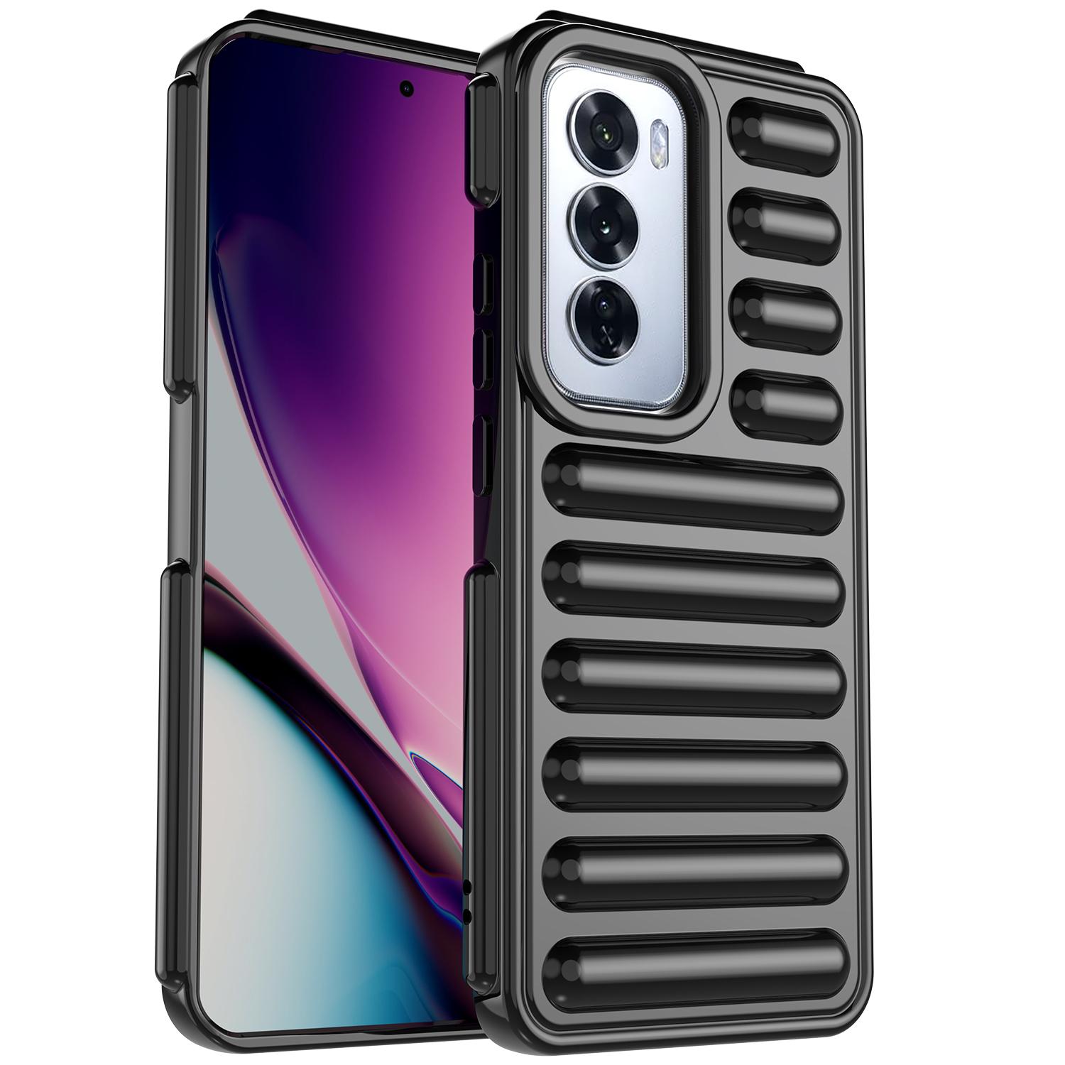 

Capsule Series for Oppo Reno12 5G (Global) Case Protective TPU Phone Cover Black