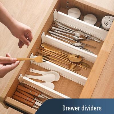 Retractable Drawer Organizer Divider for Clothes and Cabinet Storage