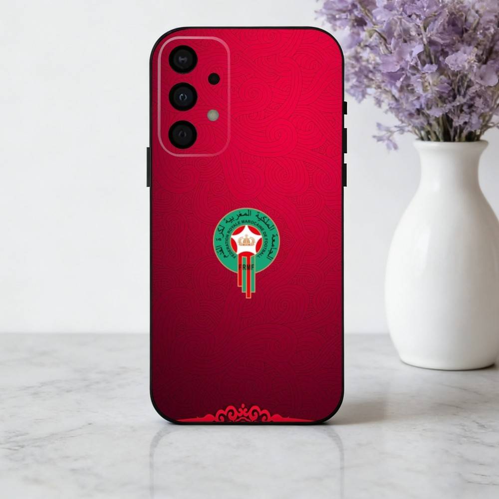 M-Maroc-C M-Morocco F-Flag Phone Case For Samsung Galaxy A73,A72,A71,A70,A53,A52,A51,Soft Silicone Black Cover Samsung a12