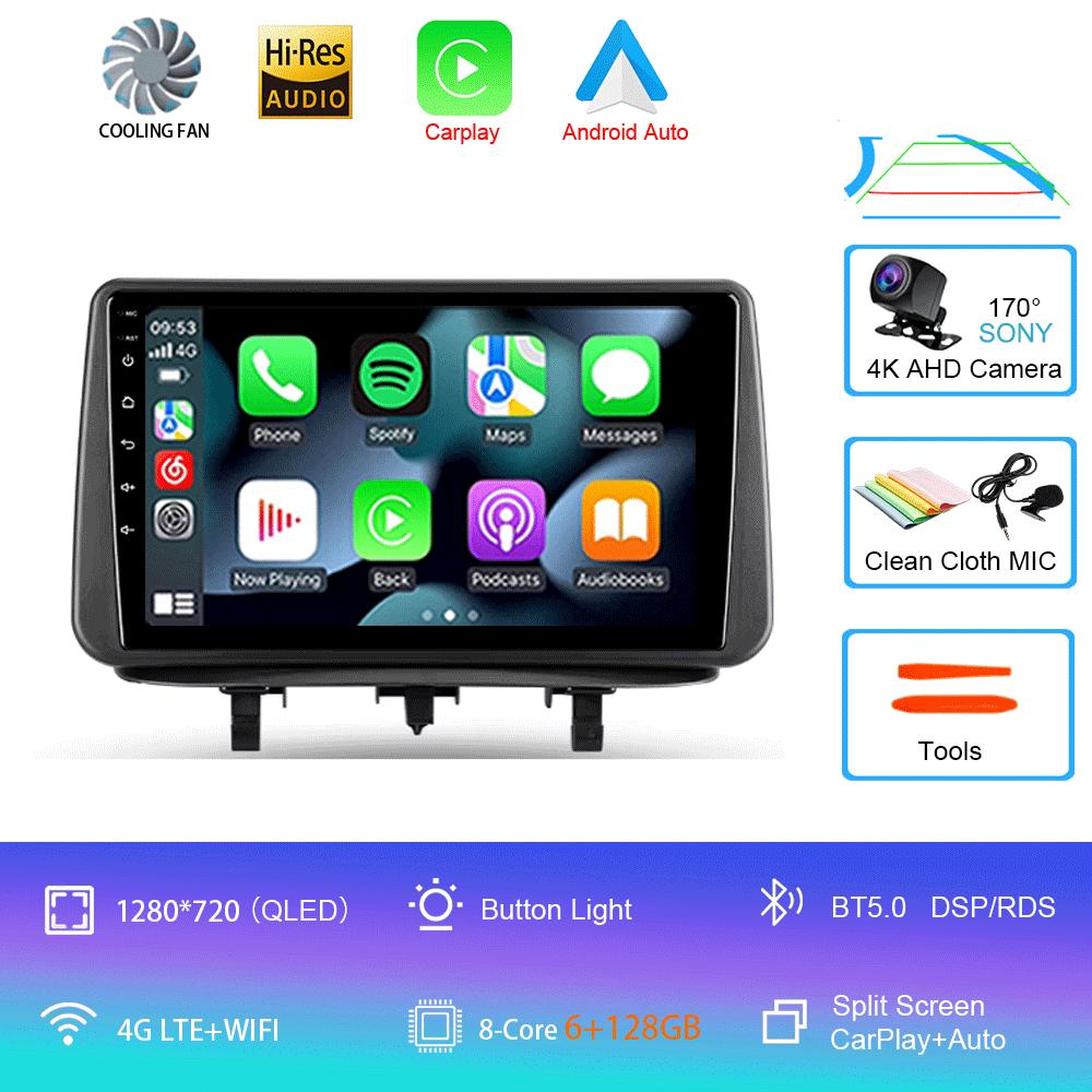 Radio auto Android 14 pentru Opel Meriva B 2009-2014 2K QLED Android Multimedia Video Player BT AI Voice CarPlay 4G Stereo Unit headunit