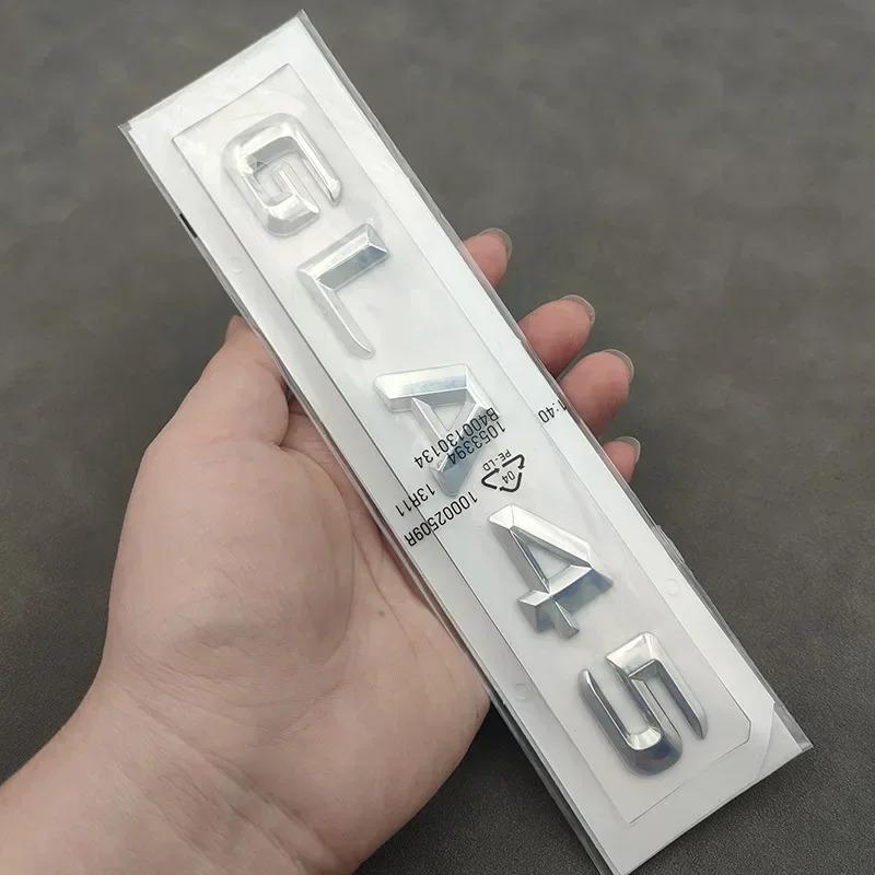 3d ABS Chrome GLA 45 GLA45 Logo Letters Car Trunk Emblem Badge Sticker For Mercedes Benz GLA45 AMG W156 X156 H547 Accessories MZ5