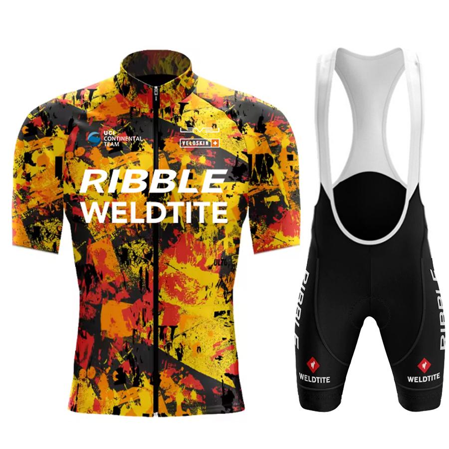 

Jersey Short Set Mens Summer Racing Bicycle Jerseys Clothing Bike Uniform Ropa Ciclismo Hombre2026 Summer Breathable Suit Cycling Suit Asian size-S