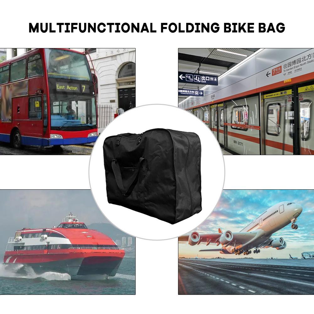 

Folding Bike Travel Bag Bicycle Portable Transport Carrying Case for 21 26 inch Folding Bike Type C 20-22 inch