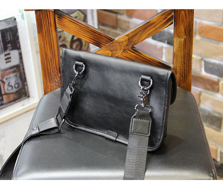 Men's Trendy Casual Shoulder Bag - New 2021 Fashionable Messenger Square Bag for Students.