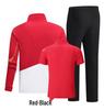 Unisex Customized Spring & Autumn Team Sportswear Set: Stand-up Collar Cardigan & Running Training Uniform, Three-Piece Set