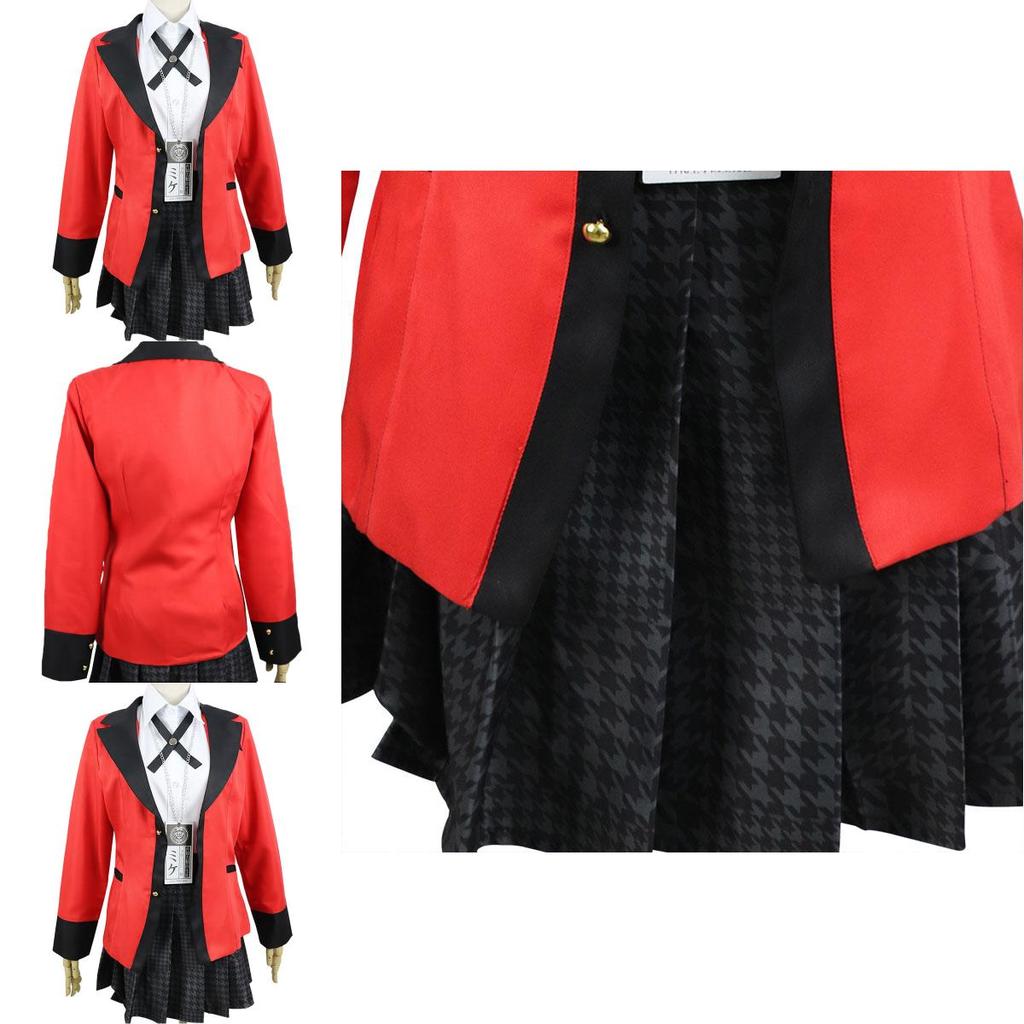 Classic Kakegurui Jabami Yumeko School Uniform Cosplay Outfit For Halloween Celebrations