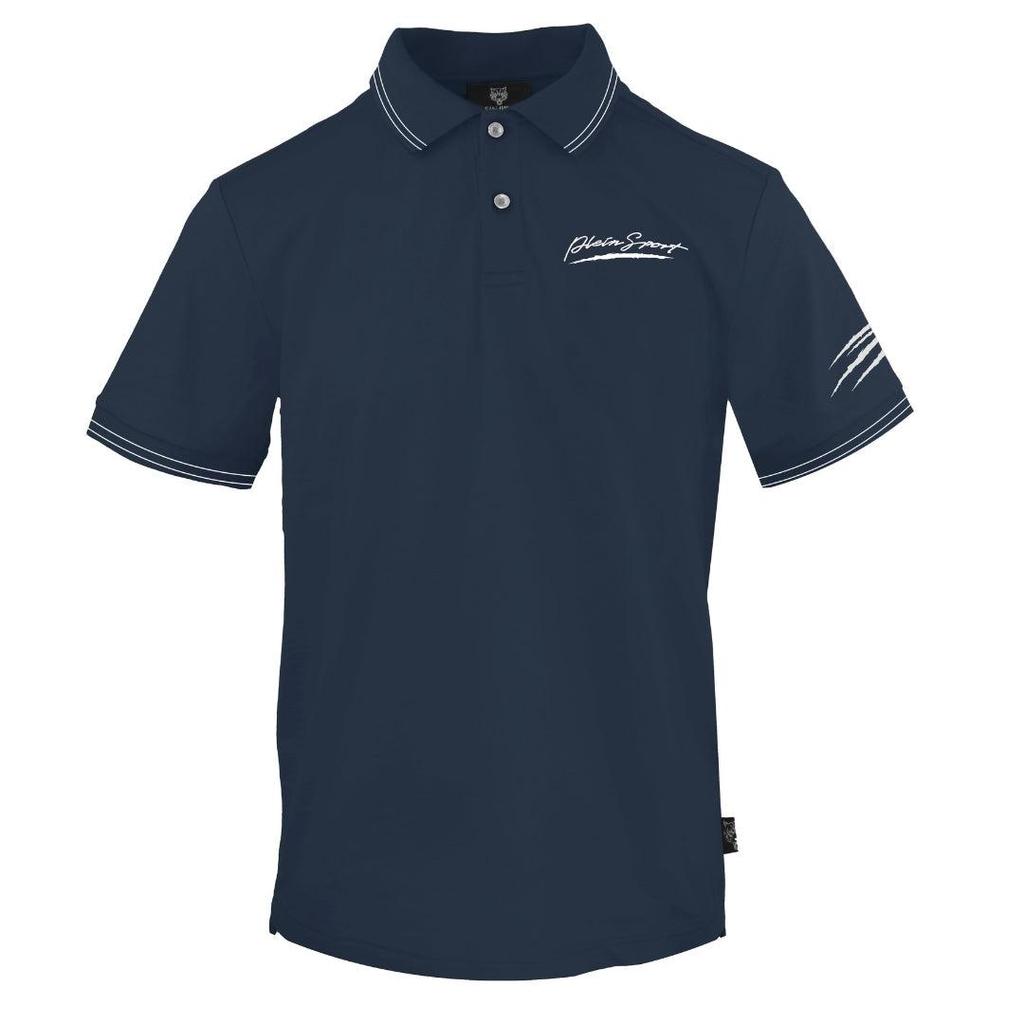 Plein Sport Unisex Adult Signature Logo Polo Shirt