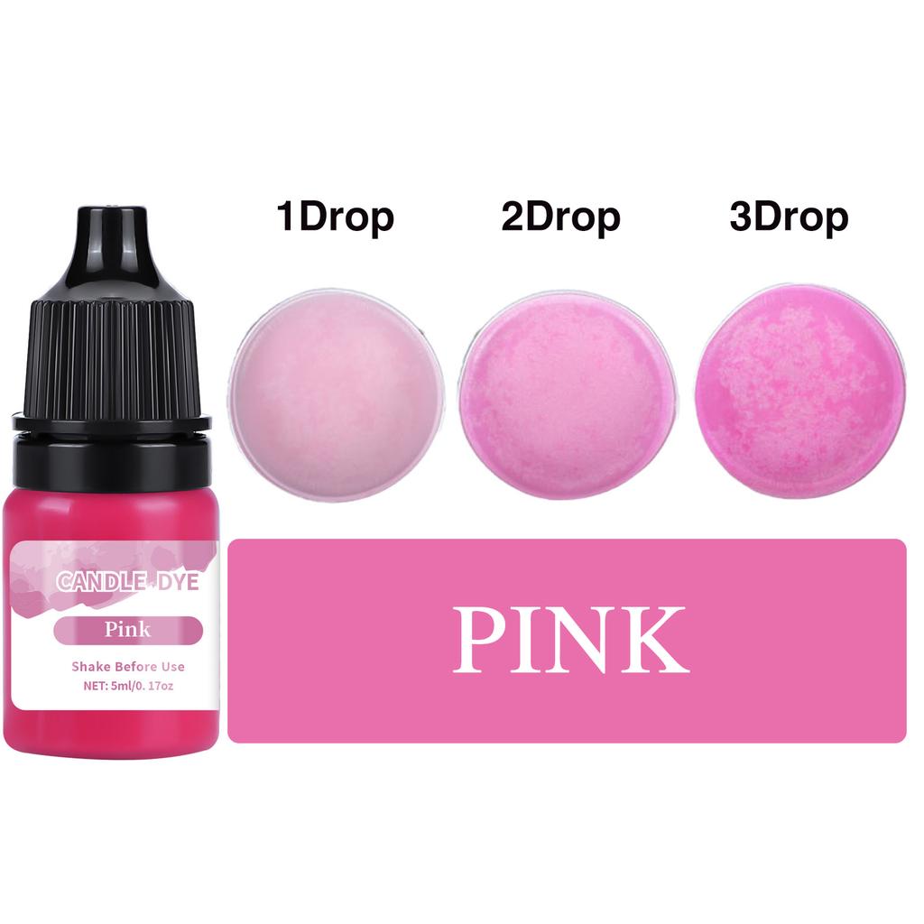 5 ml/butelka Pigment do świec woskowych Nietoksyczny pigment do świec sojowych Płynny barwnik Wosk sojowy DIY Barwniki do mydła Materiały do produkcji świec