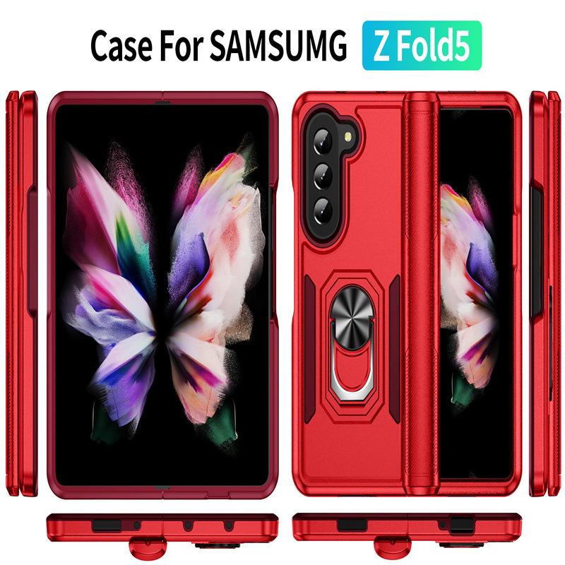 

Suitable for Samsung Folding Machine Z Fold 5 Trailblazer with Ring ZFilp 6 Car Bracket Mobile Phone Case Samsung ZFLOD 4