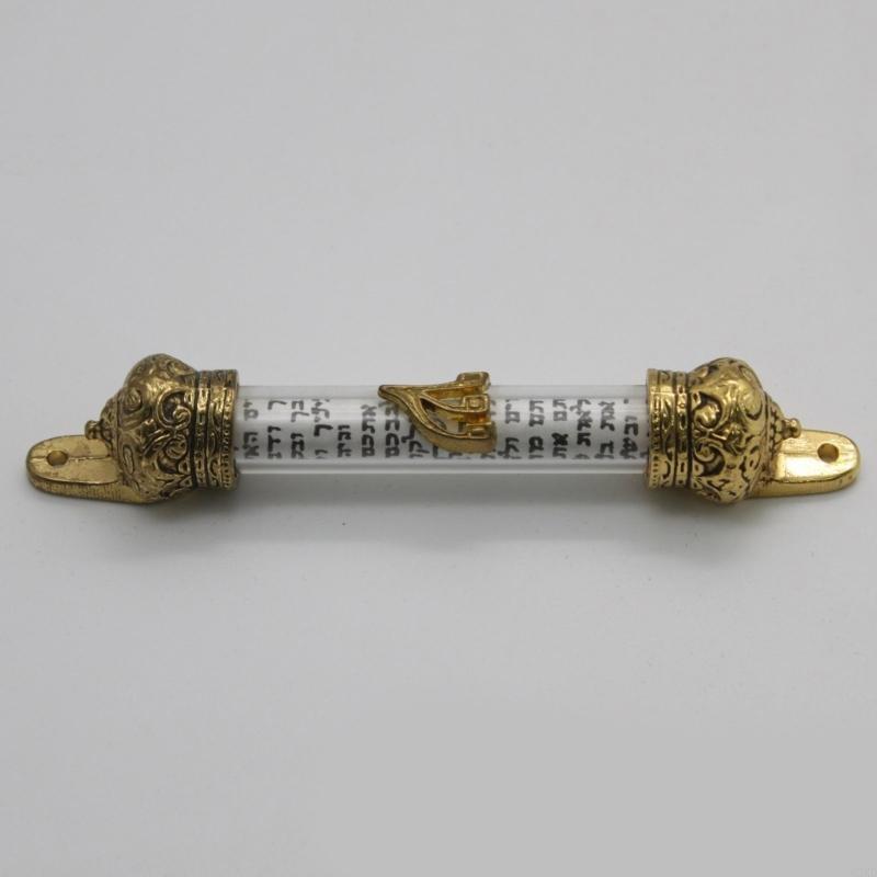 62KD Door Right Side Mezuza Metal Mezuzah Retro Decor Religious Gift Front Best Je Gifts Home Plaques