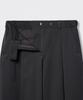 MUSINSA STANDARD WOMAN Women'S Heavyweight Brushed Deep Tuck Wide Slacks [Gray]