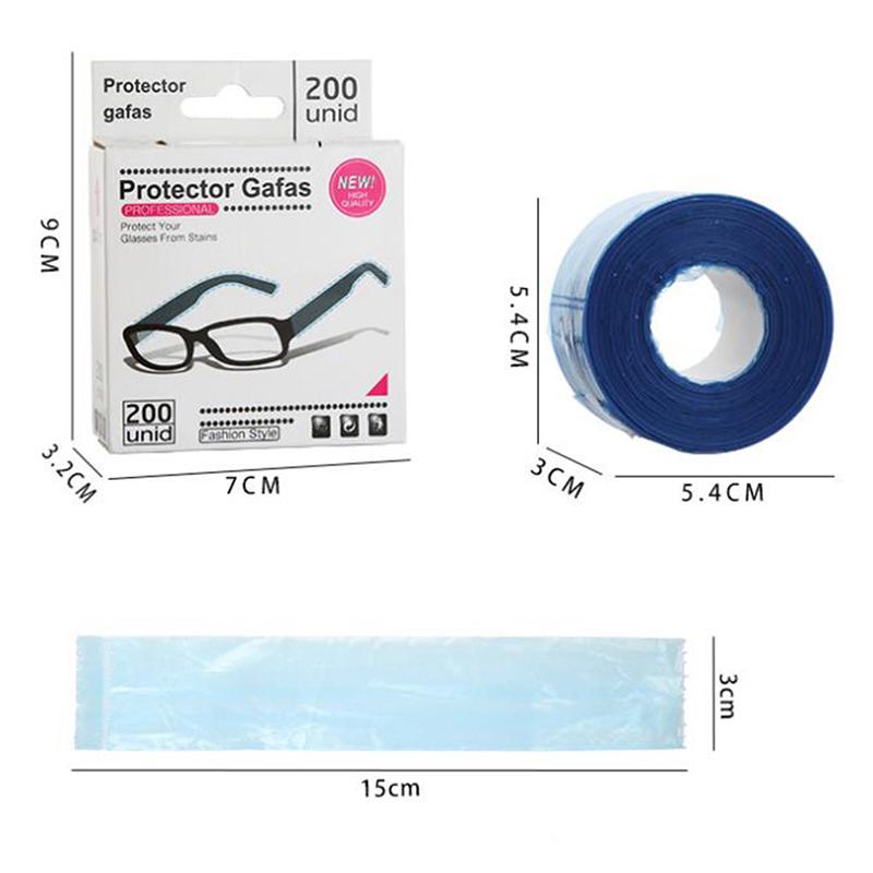 200Pcs Disposable Covers Glasses Legs Frame Bag Dyeing Coloring Protector Hair