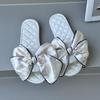 Fashion Slippers Casual Butterfly-Knot Flat Shoes Female Slides Luxury Soft Massage Butterfly-knot Fashion Shoes Butterfly-Knot Home Sli