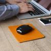 PORCO ROSSO Leather Mousepad Made with Tochigi Genuine Made in Personalized Engraving Simple Suitable for Men and Perfect Gift for Entrance 60th