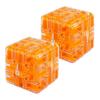 1/2Pcs Educational 3D Puzzle Maze Cube Toddlers Brain Teaser Rolling Ball Maze Cube Kids Logical Thinking Development Handheld Bead Maze Toy
