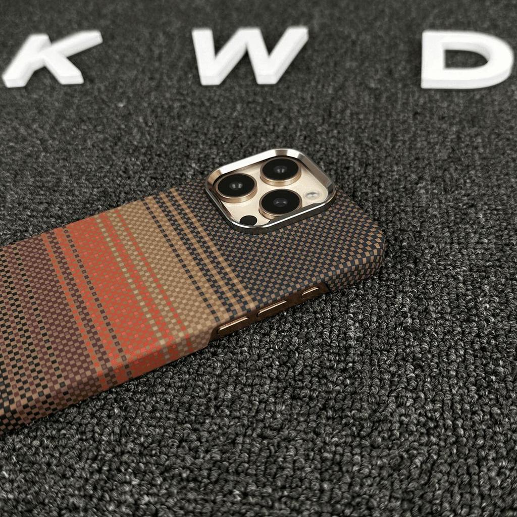 iPhone 17 Pro Max Kevlar Magnetische Hülle - Sturzsichere High-End-Schutzhülle für Apple 16