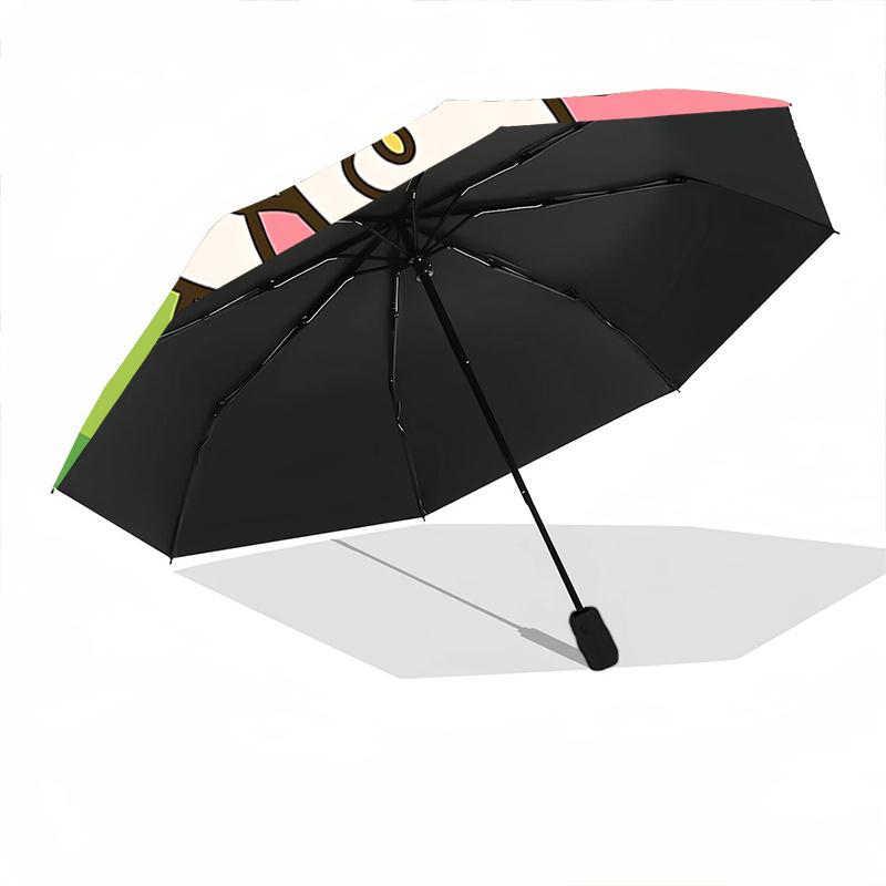 1pc Hello Kitty & My Melody Outdoor Umbrella - Automatic Opening/Closing Umbrella with Foldable Design, Iron Frame, Suitable for Fans, Travelers, Dail