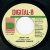 7inch Record GREGORY ISAACS - Don't Go NONE Digital-B 2000 Jamaica Reggae, Ska & Dub Used