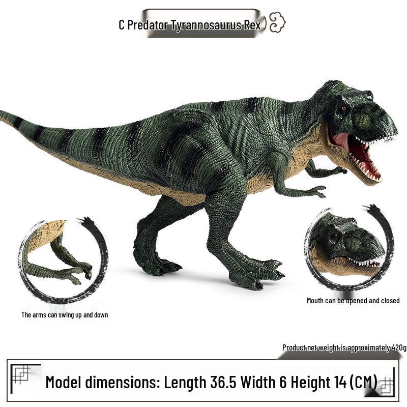 Realistic Jurassic Dinosaur Models - Triceratops, T. Rex, Mosasaurus, Pachycephalosaurus Toys