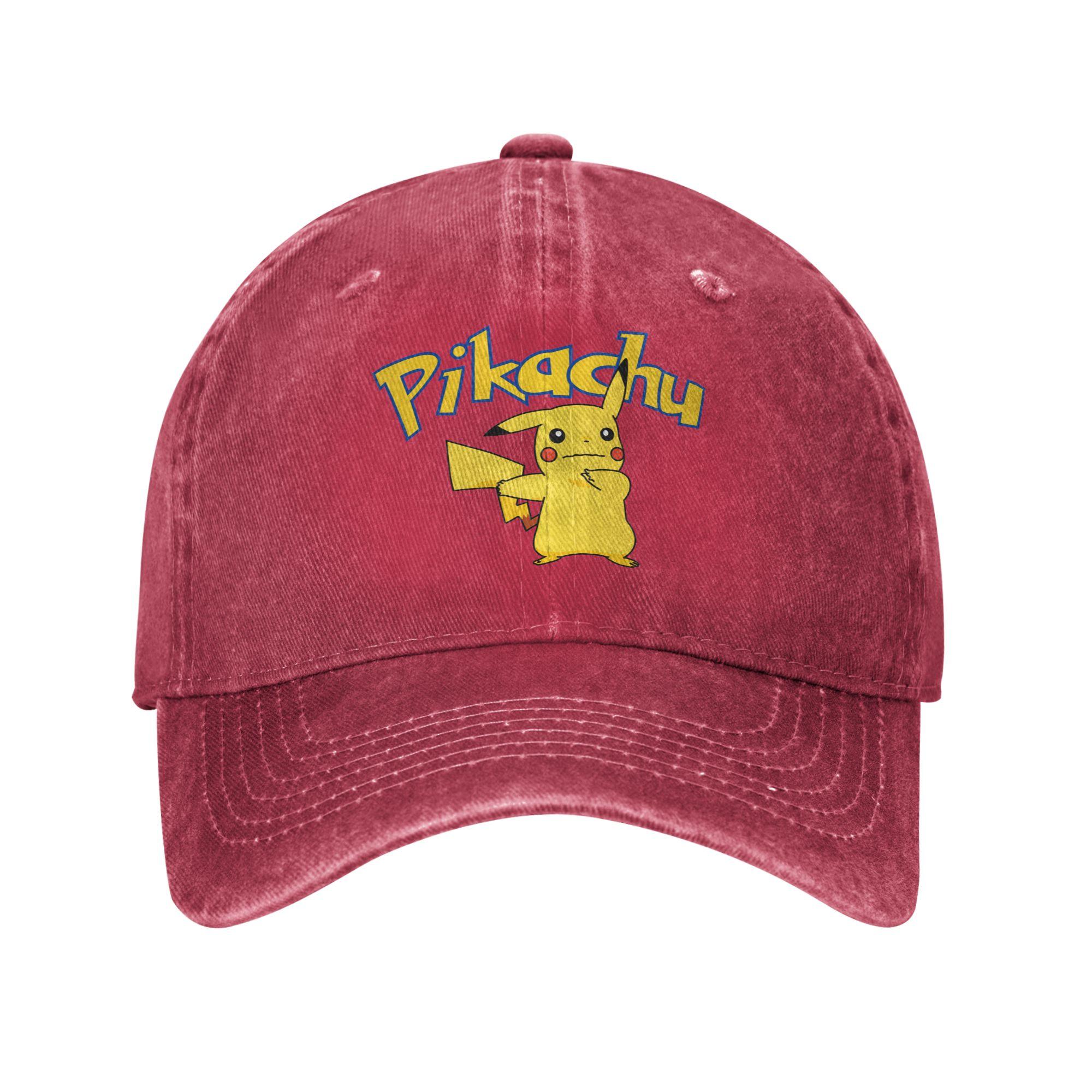 Pokemon Cap  Pikachu Creative Baseball Cap Hats Visor Protection Snapback Cotton tops gorras Adjustable
