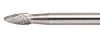 TRUSCO TB51A030L75 Karbid x 6 Délka čepele x 3 Dvojsečný otřep, Oválný, 3 Stopka, Dlouhý,