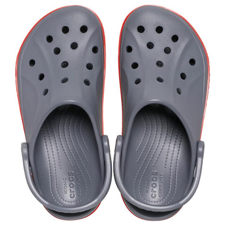 Crocs Comfortable Clogs Unisex Footwear Charcoal Light-Gray 208268-01W