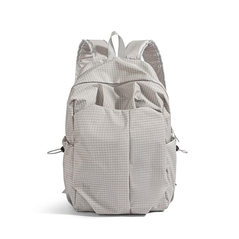 Nylon Commuter Backpack Lightweight Outdoor Large Capacity Check Student Backpack