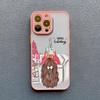 Beauty Makeup City Girl Pattern Case For iPhone 16 15 X XR XS 14 13 12Mini 11 Pro Max drawn girl Cover For iPhone 7 8 Plus SE2