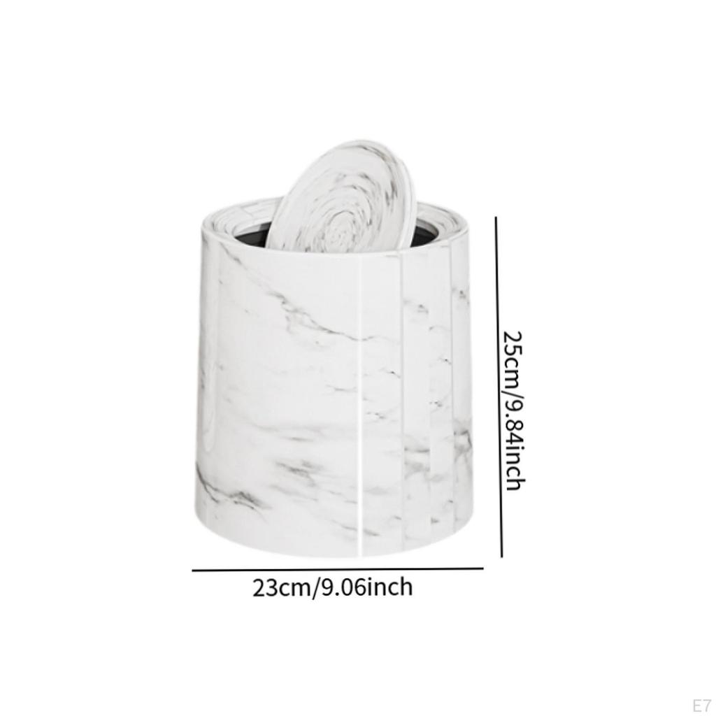 Holz-Mülleimer mit Deckel für Badezimmer, Küche, Waschküche, Büro und Toilette.