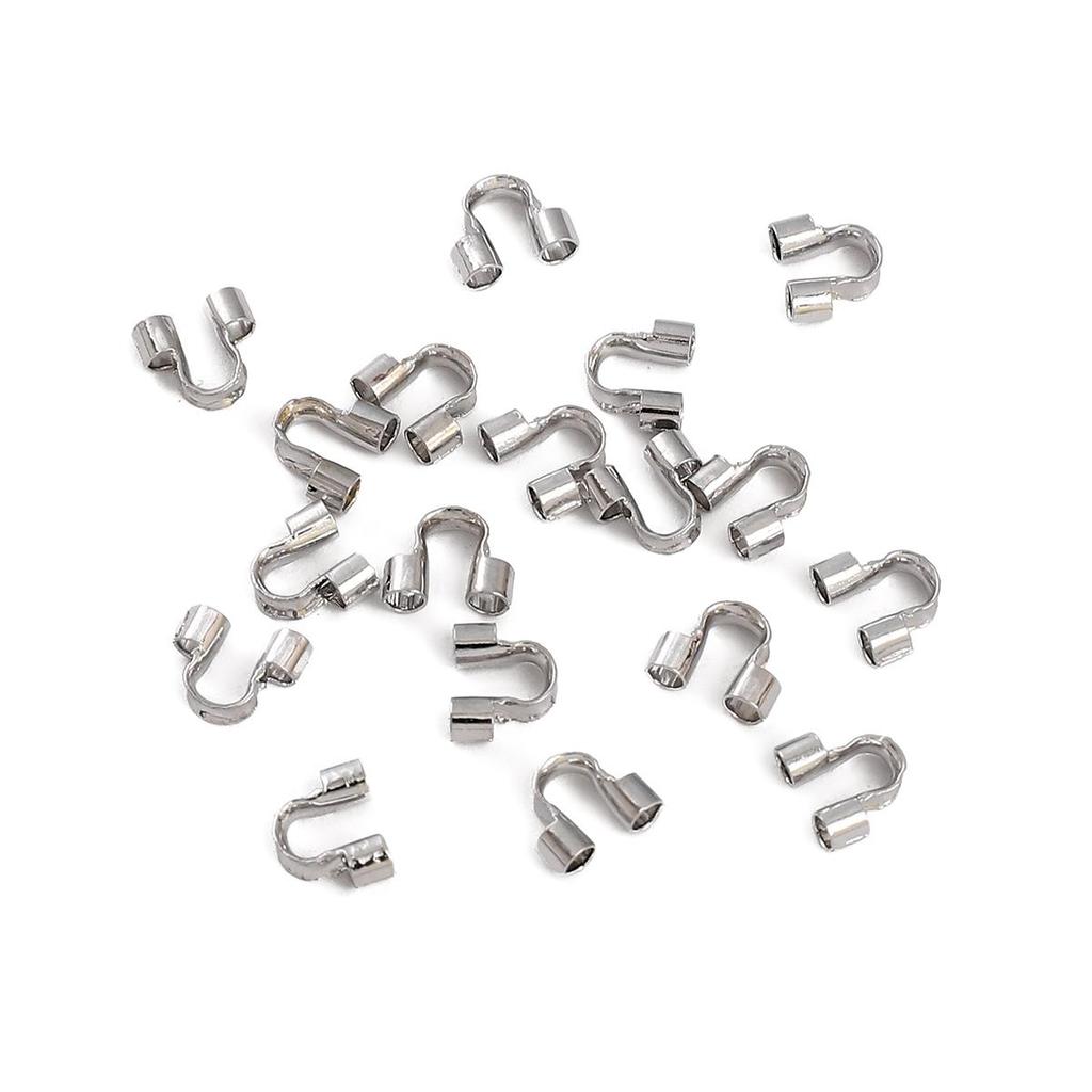 10/50 szt. Miedziana klamra w kształcie litery U do tworzenia biżuterii DIY akcesoria rzemieślnicze