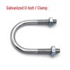 STARCHANGE Galvanized U-Type Pipe Clamp