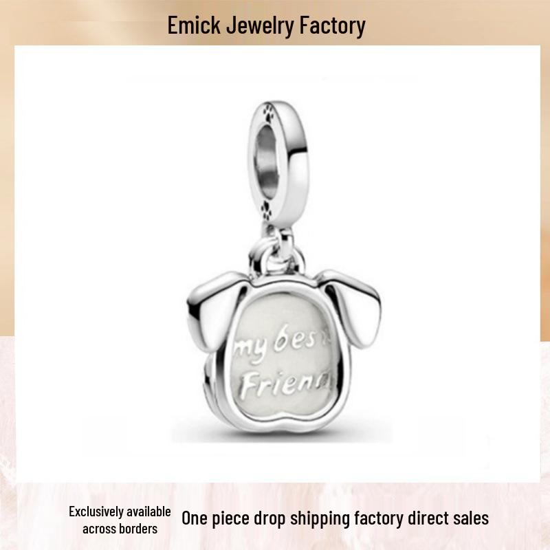 Original Beaded Panjia DIY Pendant - Disney Rainbow & Lavender Style