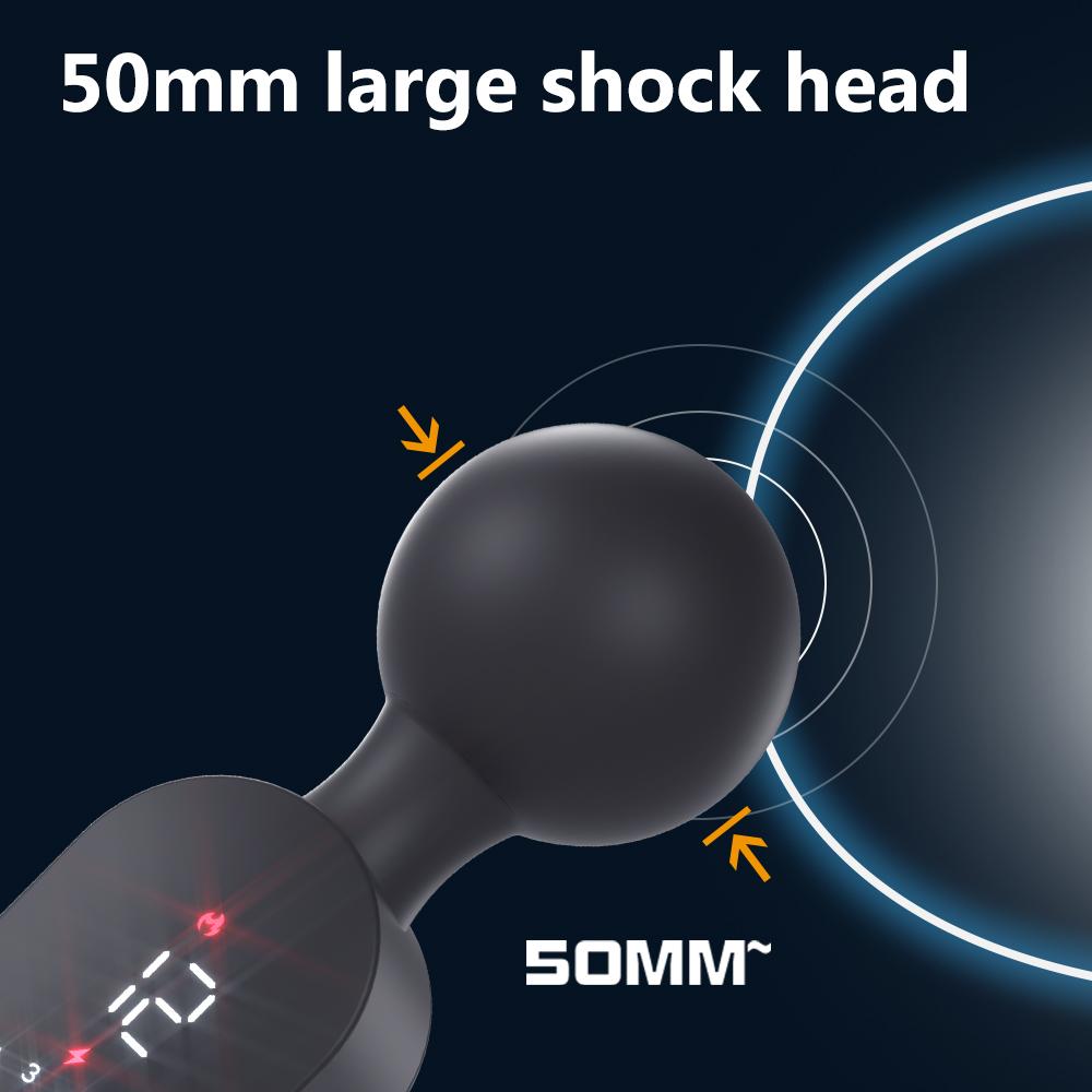 Vibrátor AV Magic Wand pro ženy Stimulátor klitorisu Vyhřívání Výkonný ženský masážní přístroj Digitální displej USB dobíjecí erotická hračka