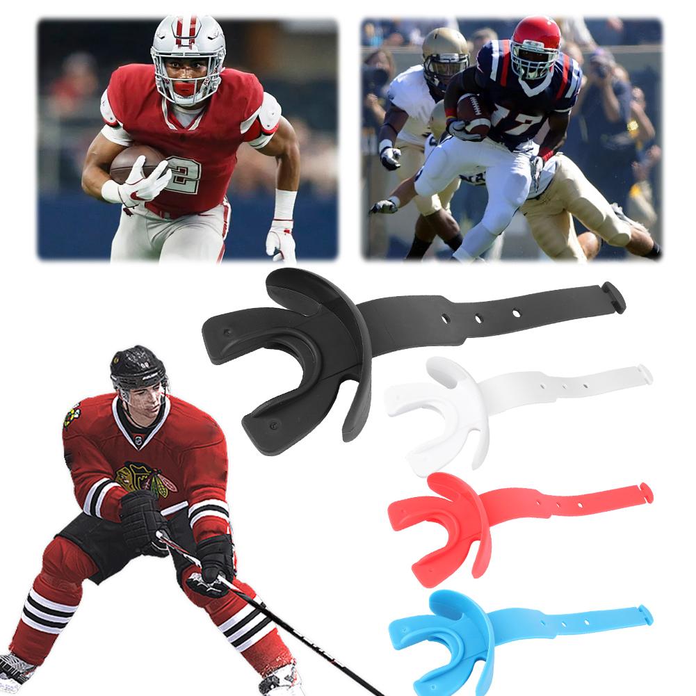 Football Mouthguard with Strap Sports Mouth Guard Football Mouthpiece Football Mouth Guard for Rugby Hockey Basketball