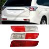 Rear Bumper Reflector Light For Mitsubishi Outlander 2013 2014 2015 8337A111 8336A102 Rear Tail Brake Lamp with Bulbs