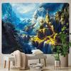 Tapestry Fairytale Castle Fantasy
