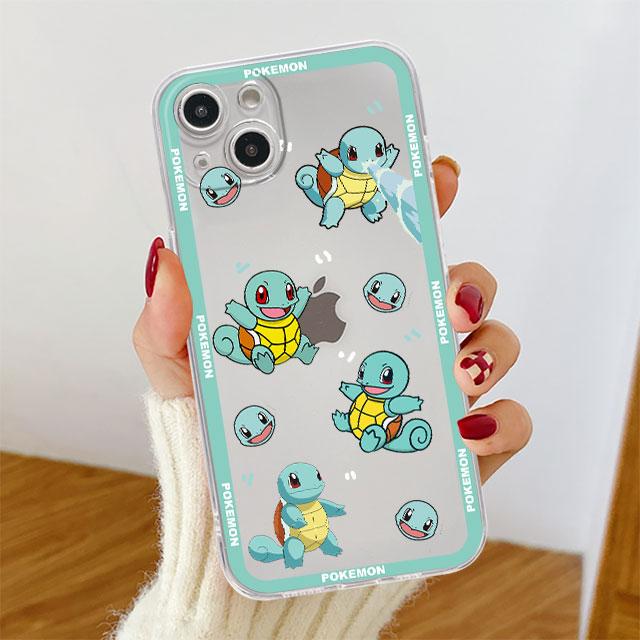 

Прозорий чохол з мультфільмом Покемон Пікачу для Apple iPhone 11 14 13 12 Pro 7 8 Plus XR X XS Max 6 6S 14Pro Силіконовий чохол для телефону iPhone 14