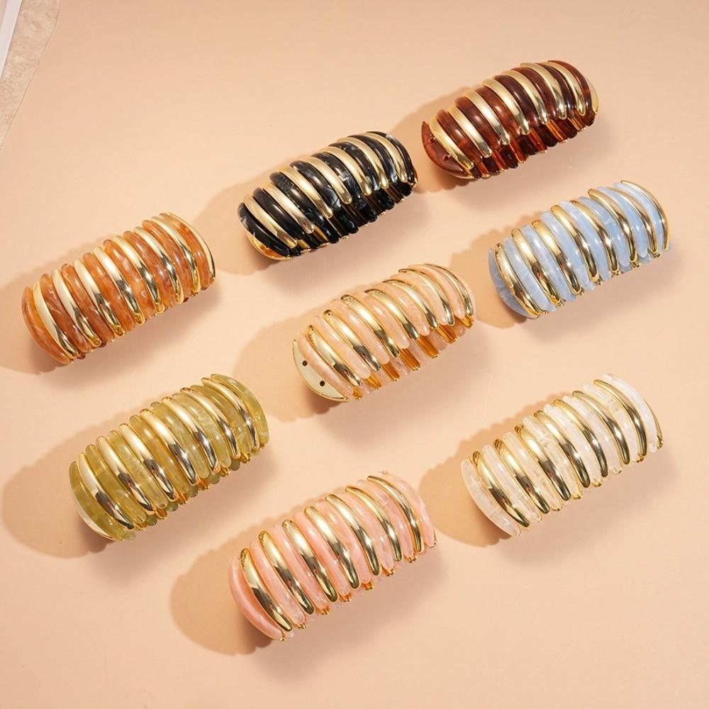 Wide Exaggerated Bracelet Elastic Rope Bead Wide Chunky Bangles Unique Retro Hand Ring Women