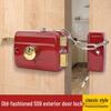 Home 559 Anti-theft Double Tongue Door Lock for Bedroom and Wooden Doors, Exterior Mount, Universal Fit 556