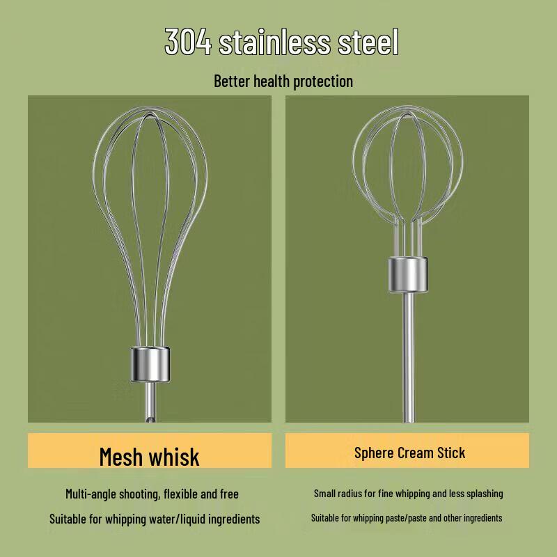 Electric Handheld Egg Beater & Dough Mixer