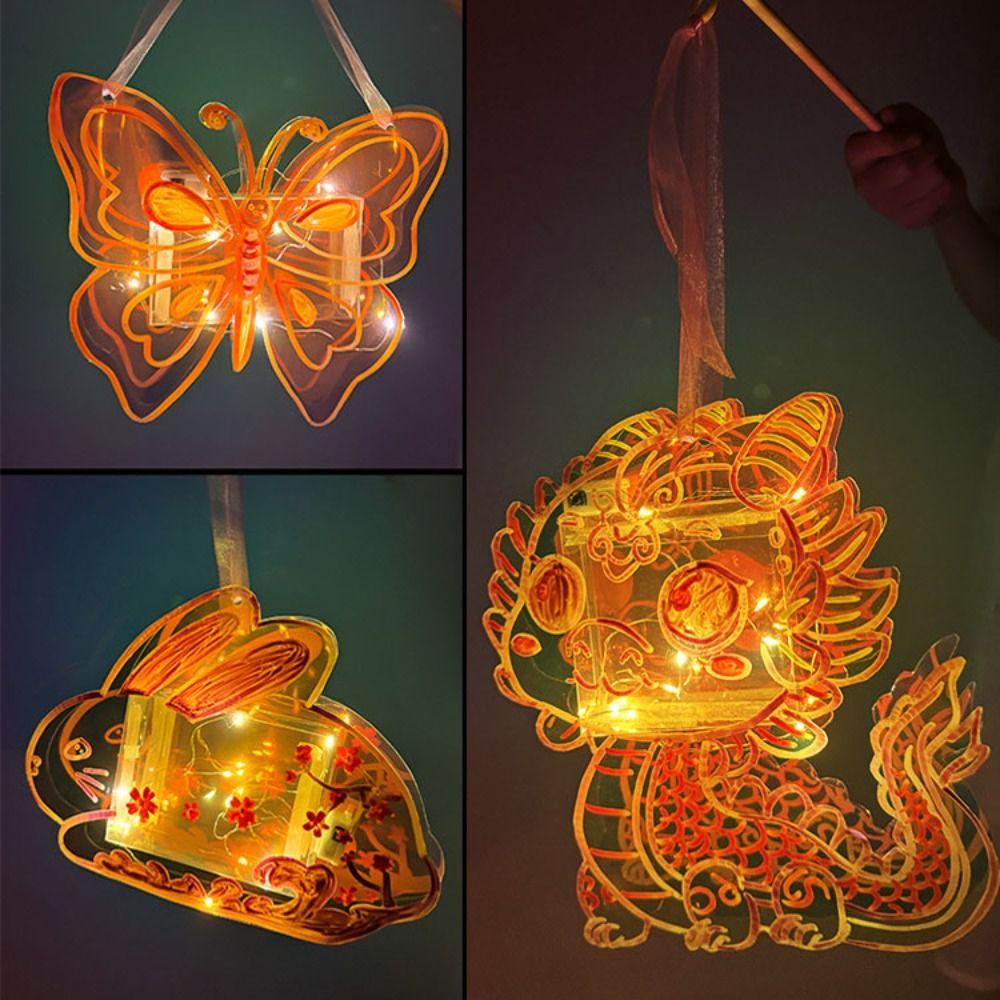 Luminous Mid-Autumn Glowing Lanterns Simulation Handheld Lanterns  Children's Gift